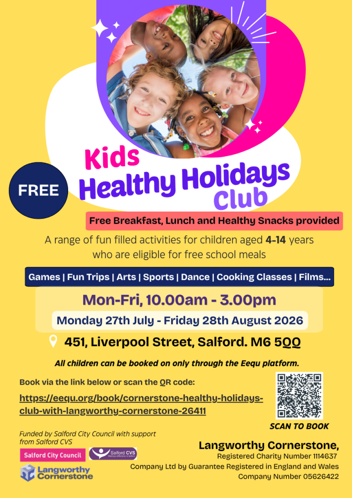 Kids Healthy Holidays Club, Mon-Fri starting 27th July